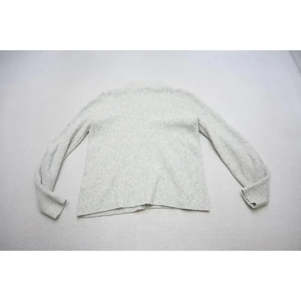 J Crew Turtleneck Sweater Acrylic‎ Blend Pullover Gray Casual Womens Size Small